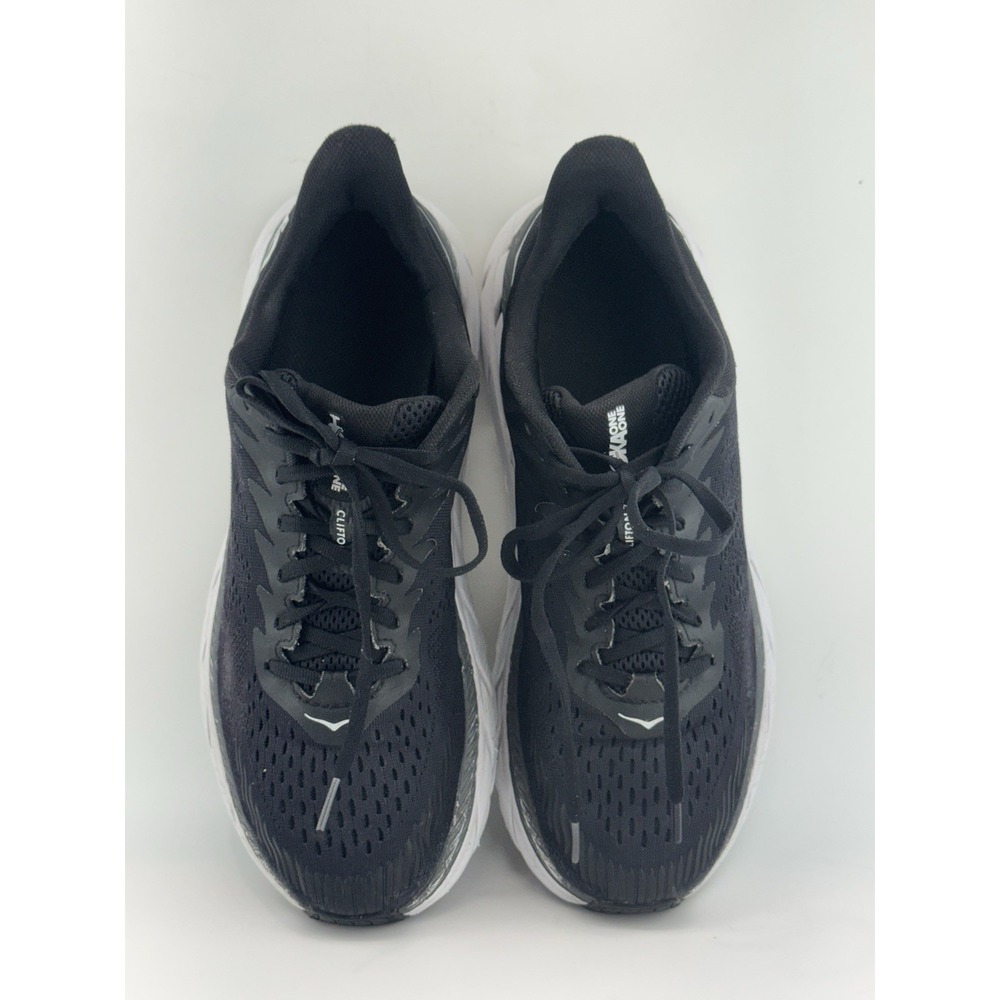 Hoka One One Clifton 7 Black/White Running Shoes Men's Size 11 2E 1110534BWHT - Picture 7 of 9